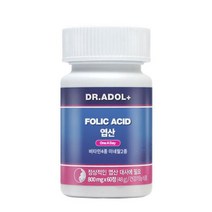 닥터아돌 BDIH 임산부 엽산 영양제 800mg X 60정 Dr.Adol + 퍼스널마켓 약통 증정, 엽산 800mg X 60정