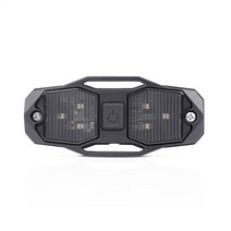 MICTUNING UTV 돔 라이트 스위치 유틸리티 롤 케이지 실내 조명 트럭 RV 보트용 독서등, Black, 01 Black
