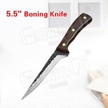 정육칼 수제 단조 스틸 도축 본딩 나이프 주방 스테인레스 클리버 고기 커팅 샤프 정육점 칼, [02] Style A
