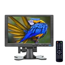휴대용터치모니터 휴대용 PC 모니터 10 인치 VGA HDMI BNC USB 입력 PS4 xbox 시리즈 라즈베리 CCTV 게임, [02] 러시아, [04] 1920x1200