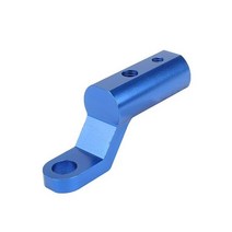 사이드미러 호환 오토바이 백미러 모터사이클 Accessories Rearview Mirror Mount Extender Bracket 홀더 Clamp Adapter Bar Phon, Blue