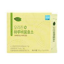 클릭앤픽 곡물발효 다이어트 효소 유산균 중년뱃살다이어트 프리미엄 하루비움효소(60포)두달분, 1박스, 60포(2개월분)