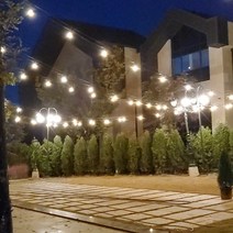 국산 스트링라이트 25M 파티라이트 야외조명 펜션조명 루프탑조명 카페조명 캠핑조명 연등선, 블랙, 25M 소켓46개-50cm간격