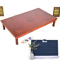 남원춘향공방 교자상 제사상 1500x900 집들이상 사각밥상 접이식상, 송학 5자 1500x900 -상커버포함