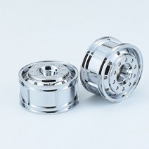 1/14 타미야 RC 트랙터 트럭 자동차 용 플라스틱 프론트 리어 휠 림 2 개 스카니아 R470 R620 악트로스 33, 02 25mm unpower 2pcs