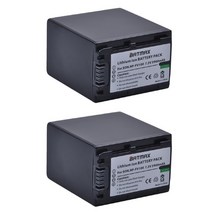 소니 카메라 배터리 2pcs 3900mah np-fv100 np fv100 npfv100 충전식 fdr-ax100e ax100e hdr xr550e xr350e cx550e
