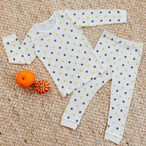 유아동 신생아 가을 겨울 배앓이 방지 후라이스 실내복 코코하니 내의 세트