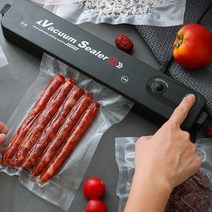 가정용 진공포장기 진공기 압축기 최고의 전기 진공 실러 기계 자동 식품 진공 10pcs 식품 보호기 가방 포장 eu 플러그, 기계 세트