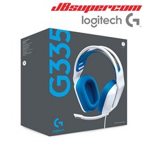 로지텍코리아 정품 로지텍 G335 초경량 유선 게이밍 헤드셋 화이트 - JBSupercom