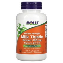 나우푸드 밀크씨슬 300mg 실리마린 240mg 엉겅퀴 추출물 200정