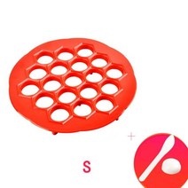 제면기 면뽑는기계 가정용제면기 만두 제조기 프레스 기계 국수 주방 금형 손으로 만드는 도구, [03] red S