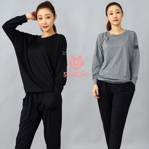 필라테스복 여성운동복 빅사이즈 가오리긴팔티 A6TL66P6