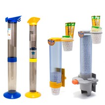 코끼리 도르래 종이컵 큰컵 수거함 디스펜서 컵홀더, 01.코끼리 종이컵 디스펜서 수동형, 01.코끼리 종이컵 디스펜서 수동형