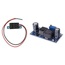 전기테스터기 Big Deal 1 Pcs Mini Digital Voltmeter LED Voltage Display Panel Meter & DC-DC 3A Buck C, 01 은
