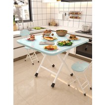 낮은식탁 식탁 다이닝룸 원형 2인용 사각 조립식 접이식 4인 테이블 거실, 9)옵션사진참고