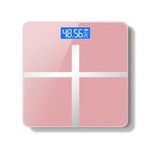 체중계 체중기 몸무게측정 체지방측정 가정용 USB 충전 강화 유리 전자 저울 소형 체중계, 01 Battery Type, 한개옵션1
