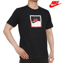 나이키 캐쥬얼반팔티 스포츠웨어 에어 티 블랙