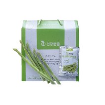 [참농부네] 직접재배수확 100% 원액 추출 아스파라거스즙 100ml 60포 박스포장 혈액순환개선 숙취해소 피로회복 변비개선 건강즙, 1박스