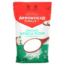 Arrowhead Mills 애로우헤드밀스 유기농 오가닉 타피오카 분말 가루 파우더 510g (18 oz) 가정용 해외식료품