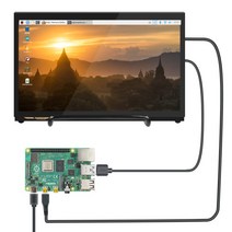 휴대용 터치스크린 모니터 7인치 10인치 LCD 듀얼, C.7인치 IPS HD 터치 스크린 - 블랙