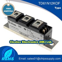 TD61N12KOF IGBT TD61N12 KOF SCR 모듈 1600V 120A MODLE TD61N12K0F TD61N12KOFHPSA1 TD61N12KO F TD61N 12K