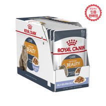 로얄캐닌 인텐스뷰티케어 젤리파우치 85g, 12개