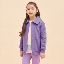 빈폴 키즈 점퍼 집업 여아 그래픽 포인트 퍼플 BI3141G03V