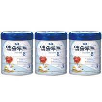 앱솔루트 시작부터 바르게 본 3단계 750g 3개 성장, 단품, 단품