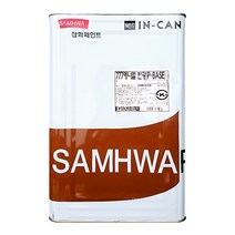 삼화페인트 유성페인트 777 에나멜 18L 철재 목재 외부, 차콜블루 1069C