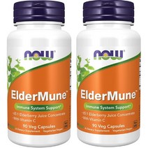 나우푸드 엘더이뮨 ElderMune 90정 2개 (엘더베리 비타민C 함유)
