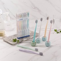 올커니 개운하고 깔끔한 고급 미세모칫솔(6개입) 1세트 칫솔, 6개입, 60g