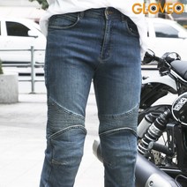 GLOVEO 오토바이 청바지 슬림핏 라이딩진 바이크진 워싱진
