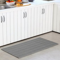 주방매트 사계절 소형 대형 키친매트 물세탁 미끄럼방지 현관 욕실 주방 발매트, 헤링본 그레이