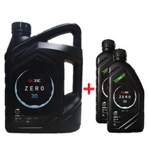 ZIC ZERO 0W30 4L 1개 + 1L 2개 가솔린 엔진오일, 지크 ZERO 0W30(가)_4L 1개+1L@2개@@