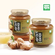 [또바기마음] 으뜸농부 갈아만든 유기농 생강차 500g 1kg 국내산 임산부에 좋은 차, 유기농 생강차 1kg