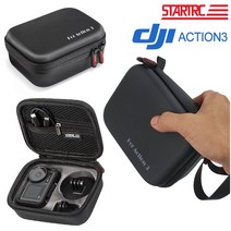 STARTRC DJI 오즈모 액션 3 휴대용 보관 스토리지 하드 케이스 캐리 가방 파우치