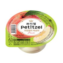 cj 쁘띠첼 과일젤리 복숭아 90g, 1개