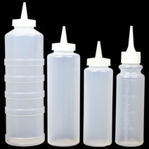 국산 소스통 튜브형 (4size) 양념통 케찹통 시럽병, 소스통 360ml