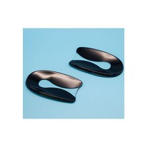 족저근막염 보조기 보호대 발바닥 통증 발 통증 완화 실리콘 젤 자형 발 뒤꿈치 발 박차, 검은색, l