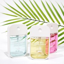 [유니랩] 퍼퓸 클린미스트 휴대용 손소독제 스프레이 3가지향, 색상:그린티향, 상세 설명 참조