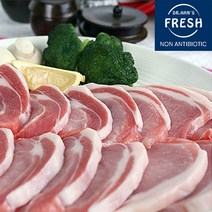 [도축 4일내 초신선] 닥터안스프레쉬 (냉장) 무항생제 한돈 앞다리살 구이용, 1kg, 1개