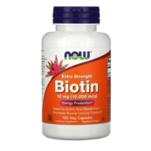 나우푸드 비오틴 Biotin 비타민B7 비타민H 코엔자임R 바이오틴10000 베지120정
