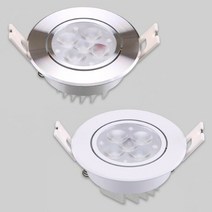 비츠온 LED MR-16 일체형 3인치 할로겐 5W KS인증, 35354 유백 주광색(하얀빛)