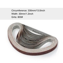 10pcs 30x330mm 연마 샌딩 벨트 240 그릿 샌딩 연삭 연마 도구 샌더 전원 회전 도구, 씨엔, 800방