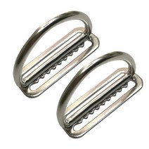 납벨트 다이빙납 프리다이빙웨이트 2인용 스테인레스 스틸 스쿠버 다이빙 웨이트 슬라이드 키퍼 d 링 웨빙 하네스 리테이너 스토퍼 잠수 스쿠버, 유형1 2개