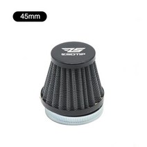 SCL MOTOS-범용 35mm 38mm 42mm 45mm 58mm 버섯 머리 오토바이 카뷰레터 에어 필터 클리너 흡입 파이프 스쿠터 개조 헤드, CHINA_Black 45mm
