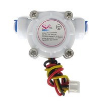 측정기 yf-s402b 홀 물 유량 센서 0.3-6lmin 14quot PE 전자 유량, 한개옵션0
