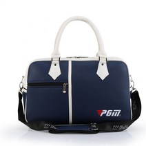 PGM 골프 보스턴백 골프 의류 가방 골프 토트 여행 가방, 블루