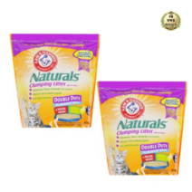 라이브잇 암앤해머 에센셜 더블듀티 옥수수 응고형 고양이 모래, 은은한귤향, 10개, 4.08kg