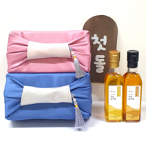 돌잔치 답례품 참기름 돌선물 결혼식 웨딩 칠순 퇴사 승진 센스있는 고급선물, 인디핑크, 중국산 참기름 200ml